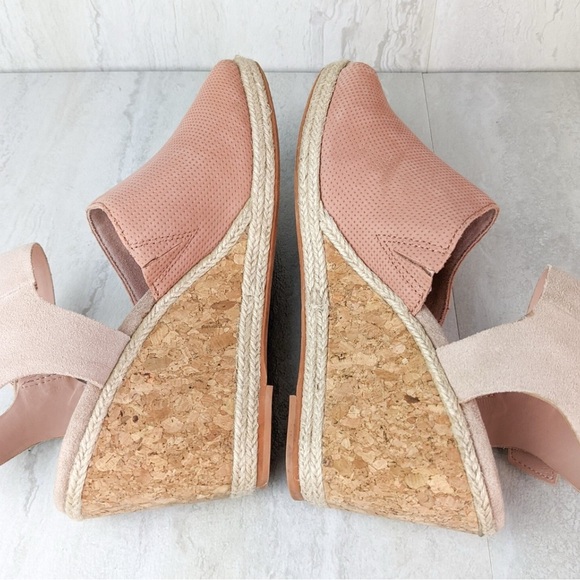 Toms Pink Sandals with Chunky Sole and Ankle Strap - Picture 2 of 4